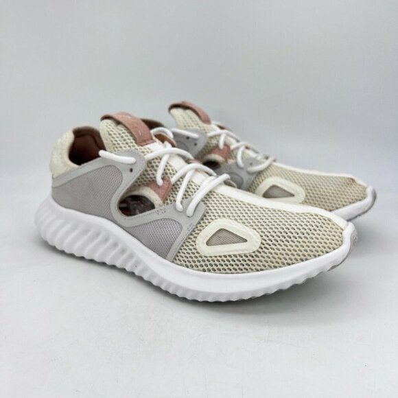 Adidas Run Lux Clima Off White Grey Ash Pearl Women Running Shoes CQ0595 Size 10 - Picture 2 of 12